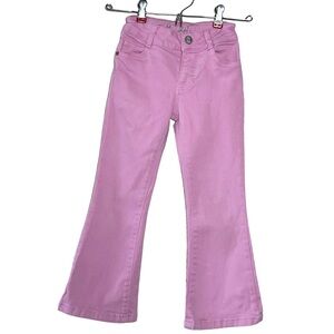 Mini Boden Pink Kids Flared Jeans Size 6 Girls ⭐️
